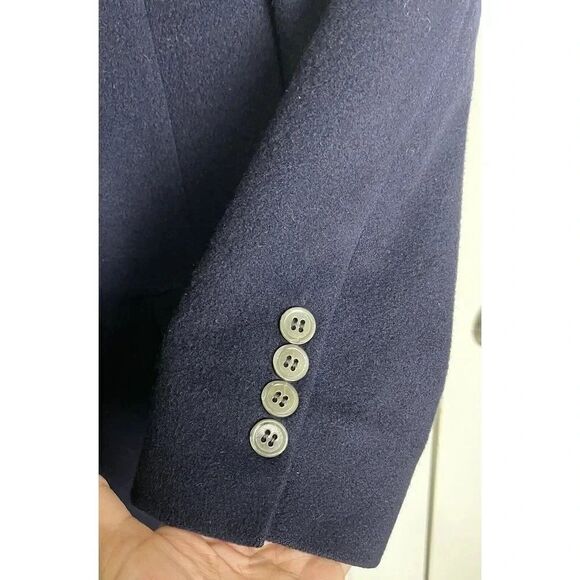 Woolf Brothers Men’s‎ Cashmere Navy Blue Suit Jacket Sz L - Picture 7 of 16
